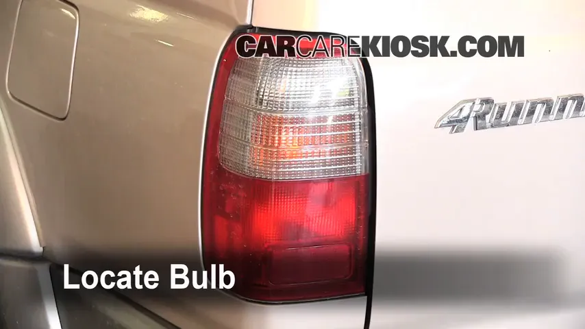 1999 Toyota 4Runner Limited 3.4L V6 Lights Reverse Light (replace bulb)